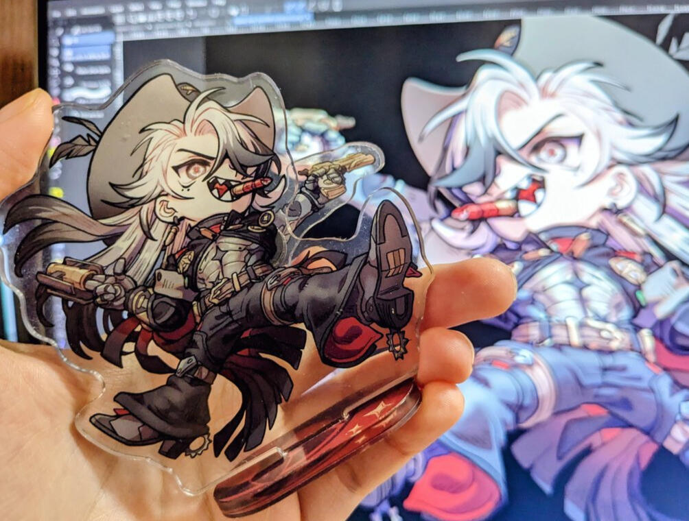 Wriggly stand - Boothill (HSR) (click for video)