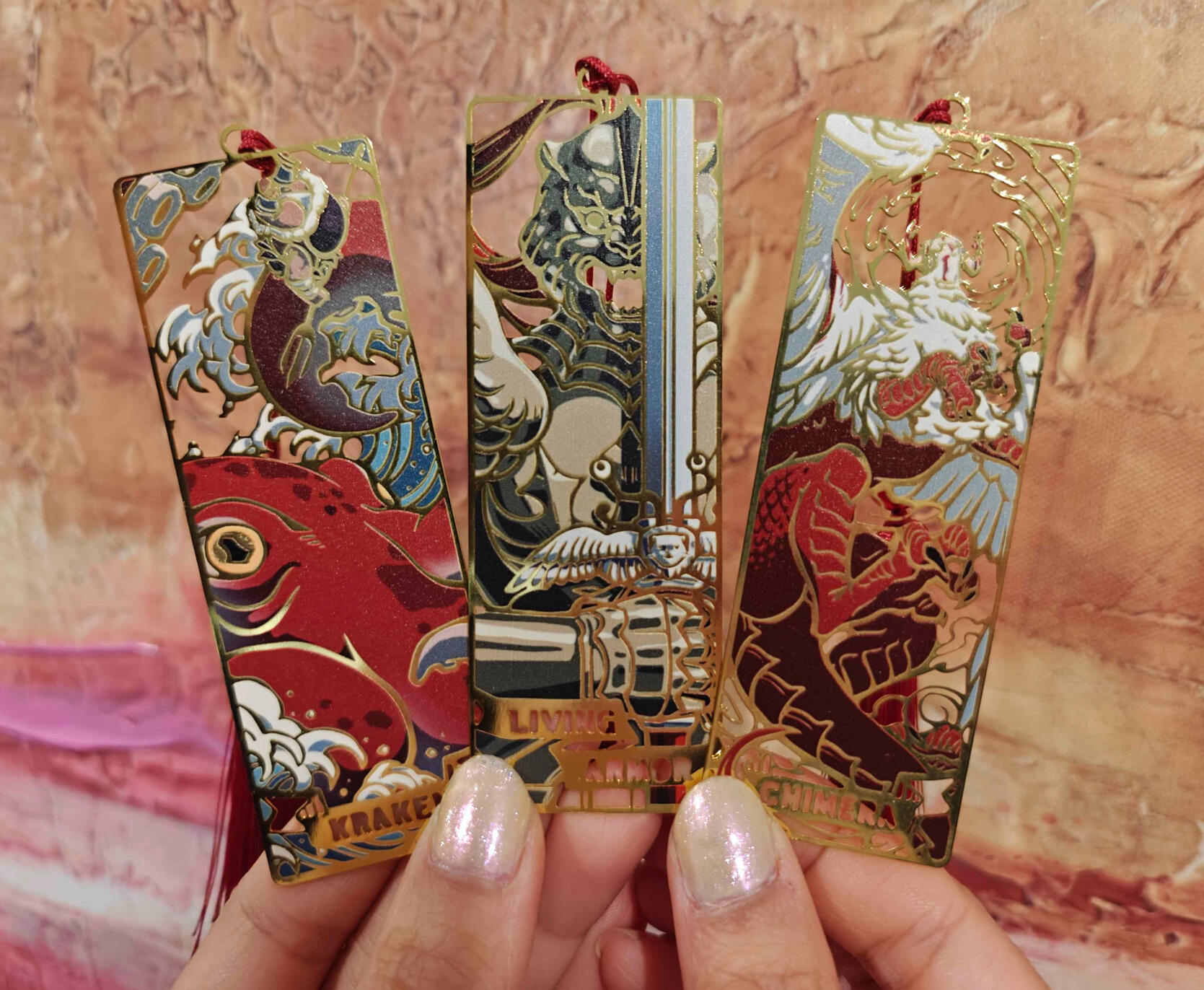 Metal bookmarks (click for video)