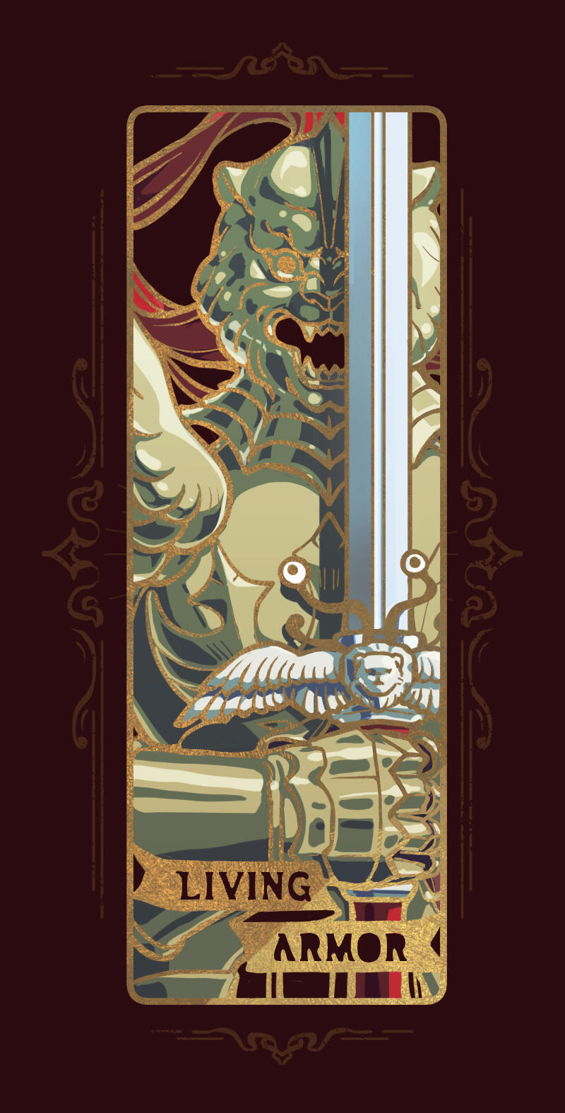 Bookmark - Living Armor (Dungeon Meshi)