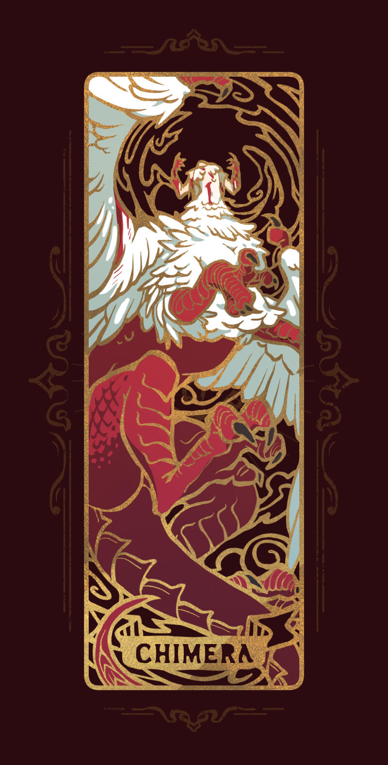 Bookmark - Chimera (Dungeon Meshi)