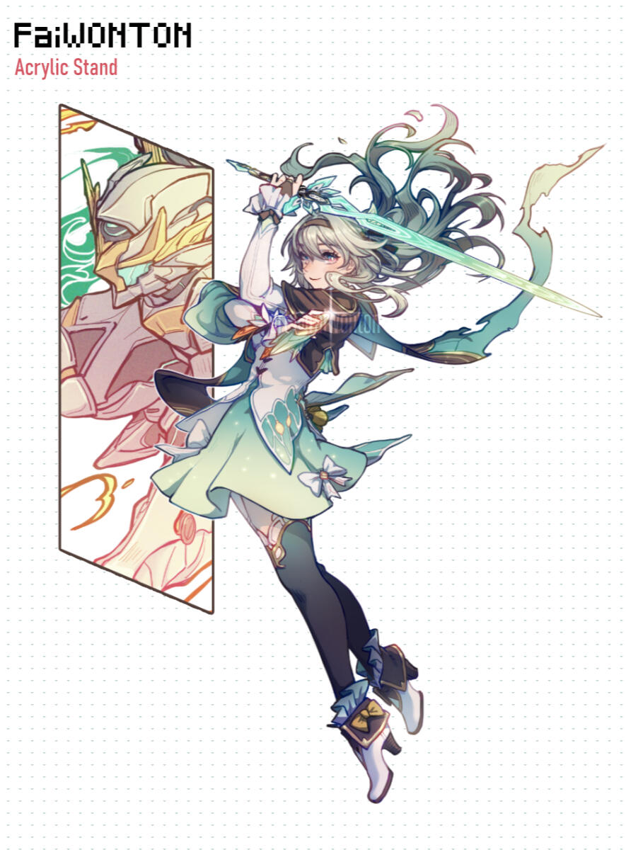 Acrylic Stand - Firefly + SAM (HSR)